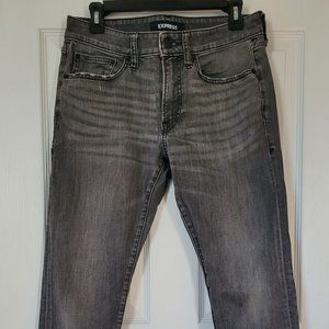 EXPRESS Slim Gray Wash Jeans